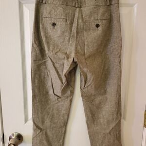 Banana Republic Avery linen cotton ankle pants